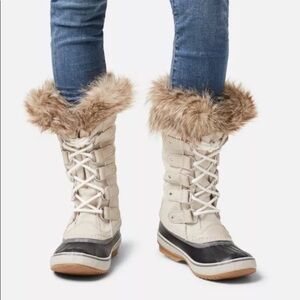 Sorel JOAN OF ARCTIC Boots: Dark Stone/Sea Salt